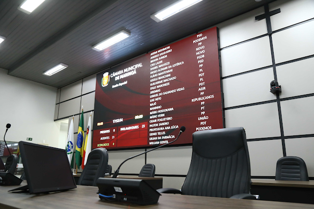 Recesso e bastidores da Câmara Municipal de Maringá